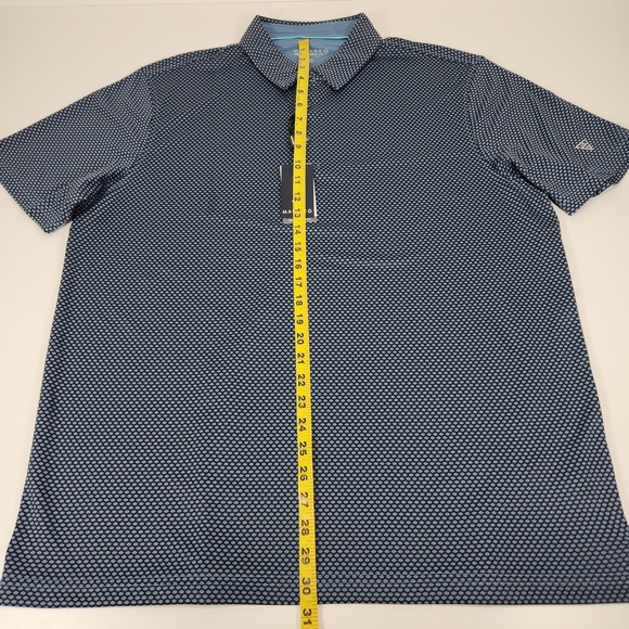 NWT Maelreg Performance Polo Blue Men's XL Moisture Wicking Sun Smart Stretch - Picture 12 of 12